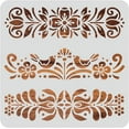 thumbnail image 1 of Plastic Folk Decorative Painting Stencil Templates 12x12inch s, 1 of 9