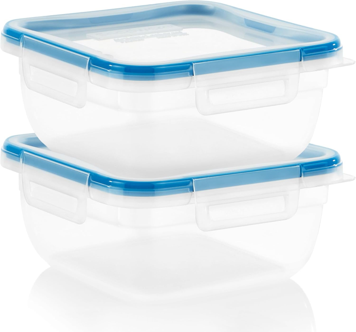 Rectangular Locking Tupperware Plastic Food Storage Container Set, Leakproof & Airtight Locking Lid ...