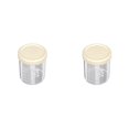 thumbnail image 1 of Plastic Food Storage Jars,Pantry Storage Containers,Reusable Clear Food Canister with Lid,Stackable Airtight Canisters For Flour Sugar Tea,Coffee,Candy,Cookie,Spice and Cerea,BPA Free(27 Oz*2), 1 of 4