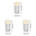 thumbnail image 1 of Plastic Food Storage Jars,Pantry Storage Containers,Reusable Clear Food Canister with Lid,Stackable Airtight Canisters For Flour Sugar Tea,Coffee,Candy,Cookie,Spice and Cerea,BPA Free(50 Oz*3), 1 of 4