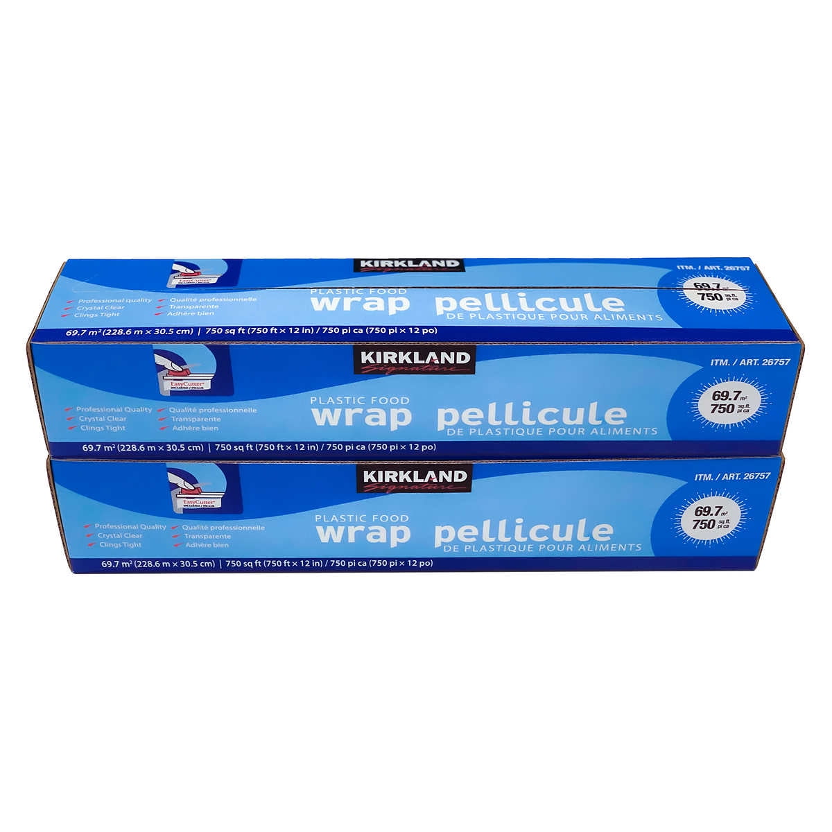 Duck Food Wrap, 12x 2000 ft. Plastic Wrap with Seal & Slide Cutter on Box - Restaurant & Commercial Grade, Excellent Quality & Heavy Duty - Great for