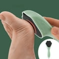 thumbnail image 1 of Plastic Foot Grinder File, Removes Dead Skin & Calluses, White Green, 6.22x2.24x1.18in, Pedicure Tool & Hygienic, 1 of 6