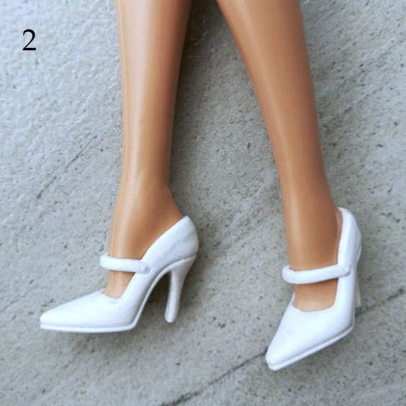 Plastic Foot Length 2.2cm Fashion Accessories 1/6 Dolls Boot High Heels Shoes Doll Shoes 2