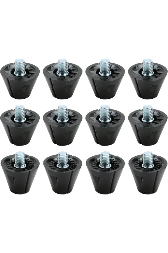 Plastic Football Studs, 12Pcs Rugby Studs Football Studs Soccer Studs Rugby Boot Studs Plastic Studs For Football Boots, Football Boot Studs For Adult Children Boys Girls Soccer Shoes - 13mm/16mm