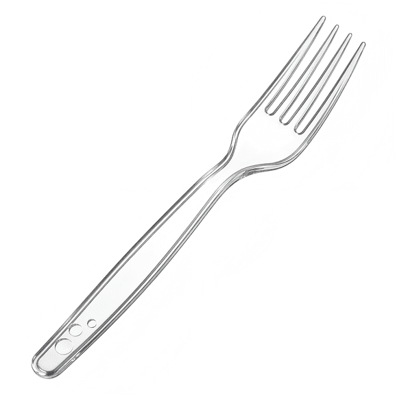 Plastic Forks Heavy Duty, 1000 Count Disposable Fork Bulk, Clear Silverware for Parties, Heat Resistant Cutlery for Weddings, Events, Everyday Use, Crystal Clear