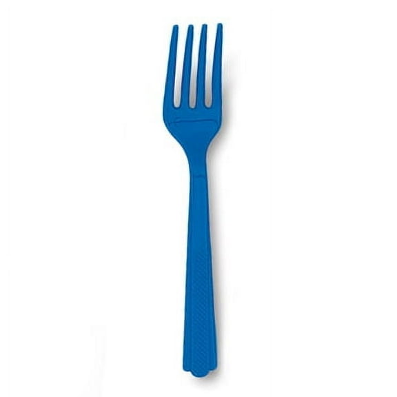 Plastic Forks, Royal Blue, 18ct