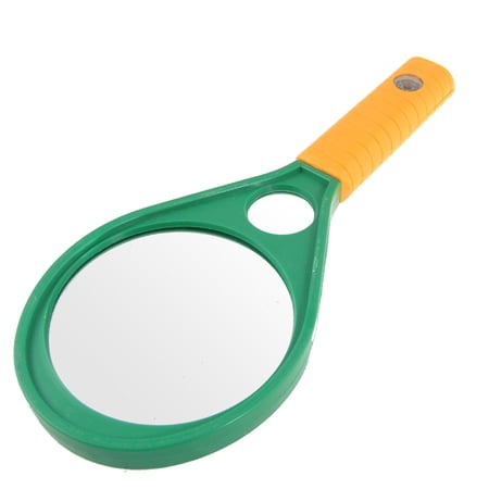 Plastic Frame Two Len Antislip Handle Reading Magnifying Magnifier 3X