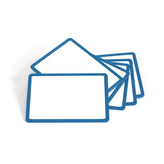 Plastic-Framed Magnetic Whiteboards (Set of 6)