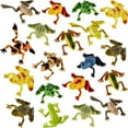 thumbnail image 1 of Plastic Frogs Toy Mini Vinyl Realistic Frog Toy Decorations Frogs Fun Rain Forest Character Toys Realistic Frog Figures Lifelike Toy for Crafting Party Supplies Home Decor Game(24 Pieces), 1 of 6