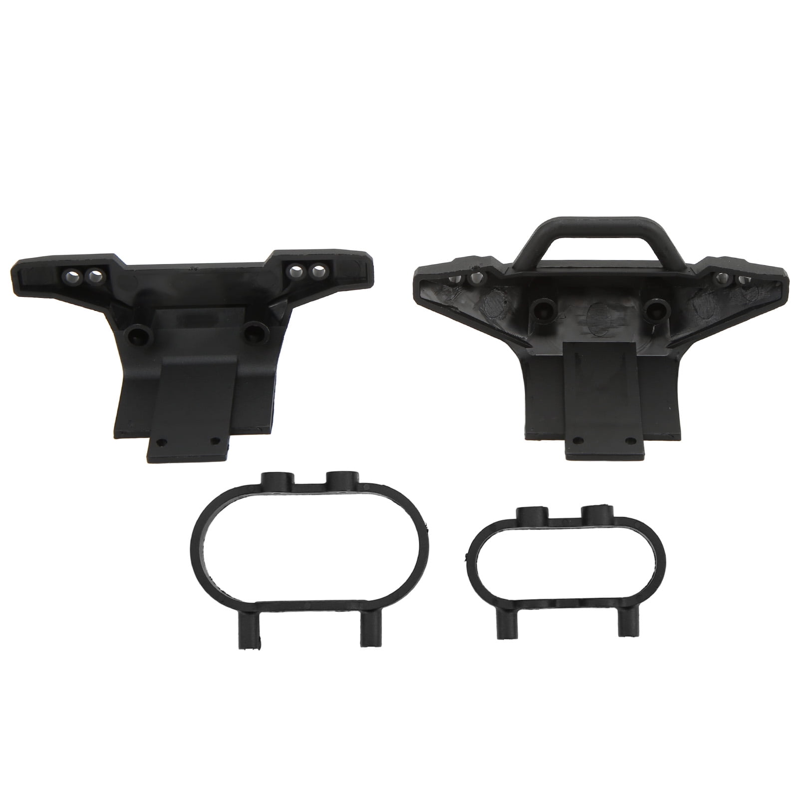 Dilwe RC Car Bumper Set For WLtoys 144002 - Front & Rear Plastic Crash Buffers, 1/14 Scale Replacement Parts