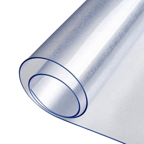 Plastic Frosted Pvc Mat Rectangular Frosted Floor Mat, Not Stick to The Surface and Not Leave Footprints, Carpet Protection Mat and Floor Runner, Durable