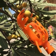 Plastic Fruit Picker Basket Head, Labor Saving Tool Fruits Catcher for Harvest Picking Apple Mango Pear Peach Mango Kiwi Lemon Cherry