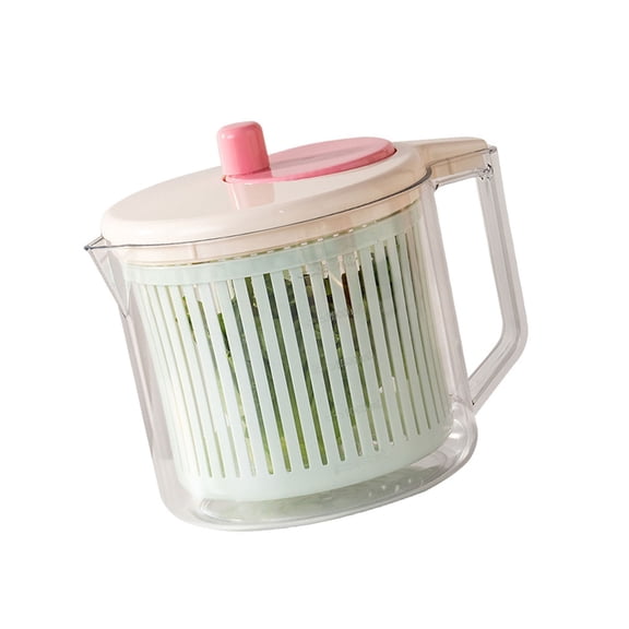 Plastic Fruit Spinner Vegetable Dehydrator with Handle Kitchen Supplies