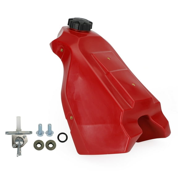 Plastic Fuel Gas Tank Red For Honda CR500 CR 500 R CR500R 1989 - 2001