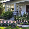 thumbnail image 1 of Plastic Garden Fence 4-Pack, 11.4" Multicolor Picket Edging for Lawn, Flowerbed, and Yard Borders, 1 of 6