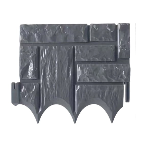 Plastic Garden Fence Border - Durable Outdoor Landscaping Edging for Tree Rings and Grass Separation, Made from Premium Weather-Resistant Material