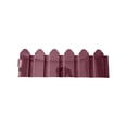thumbnail image 1 of Plastic Garden Fence Edging - Decorative Barrier for Lawn and Flowerbed Borders, 1 of 6