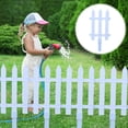 thumbnail image 1 of Plastic Garden Fence, PVC Fence Panels for Outdoor Vegetable Garden, Easy Install Border Edging for Backyard, Rural Courtyard, Flower Bed, and Patio Decorative Barrier, 1 of 6