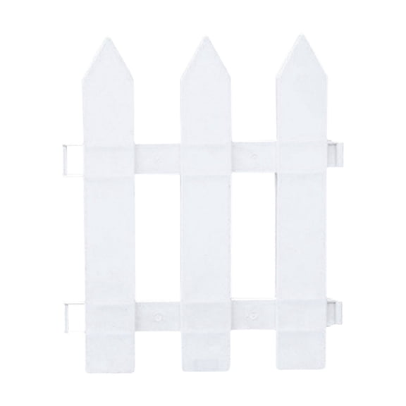 Plastic Garden Fence | PVC Outdoor Courtyard & Vegetable Garden Fence Panel | Rustic Style Decorative Border
