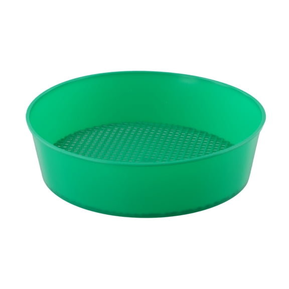 Plastic Garden Sieve / Riddle Green For Compost & Soil Stone Mesh Gardening Filtrate Cultivation Soil In Flower Pots