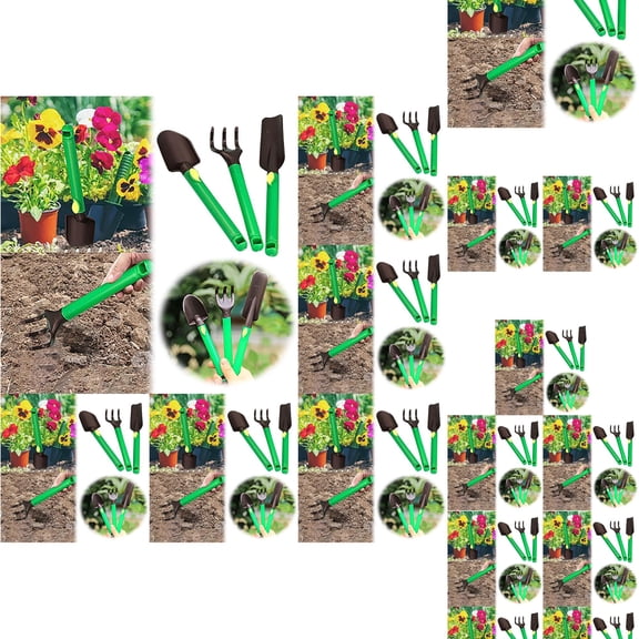 Plastic Gardening Three Piece Set Of Children's Gardening Tools Succulent Shovel Flower Shovel Shovel Rake Children's Toy