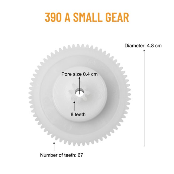 Plastic Gear For Gearbox 550 And 390 Children\\\'S Electric Car For Kid Ride On Toy Car 390 A Small Gear YIWEI