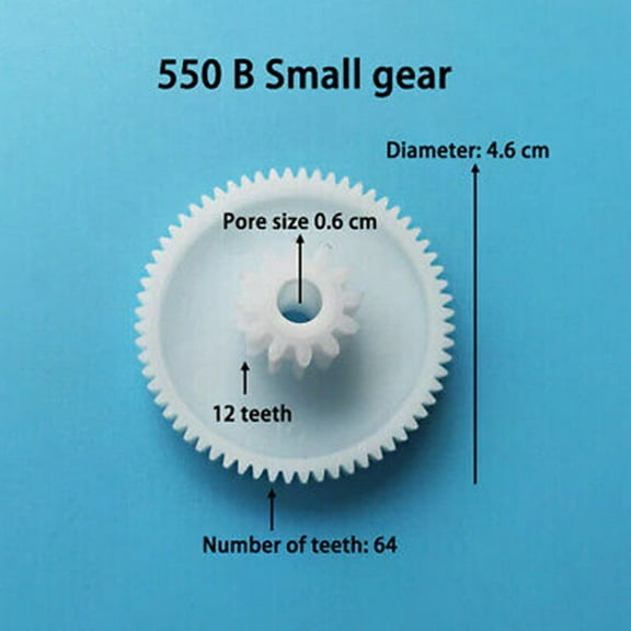 Plastic Gear for Gearbox 550 and 390 Children\'s Electric Car Kid Ride on Toy Car
