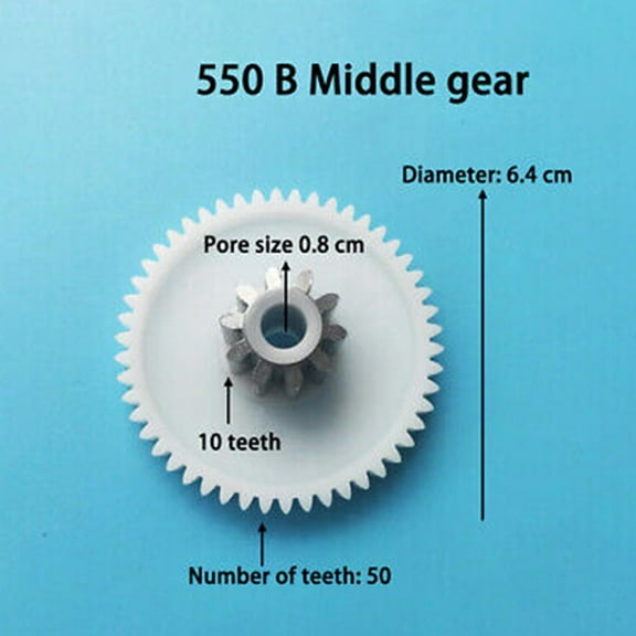 Plastic Gear for Gearbox 550 and 390 Children's Electric Car Kid Ride on Toy Car