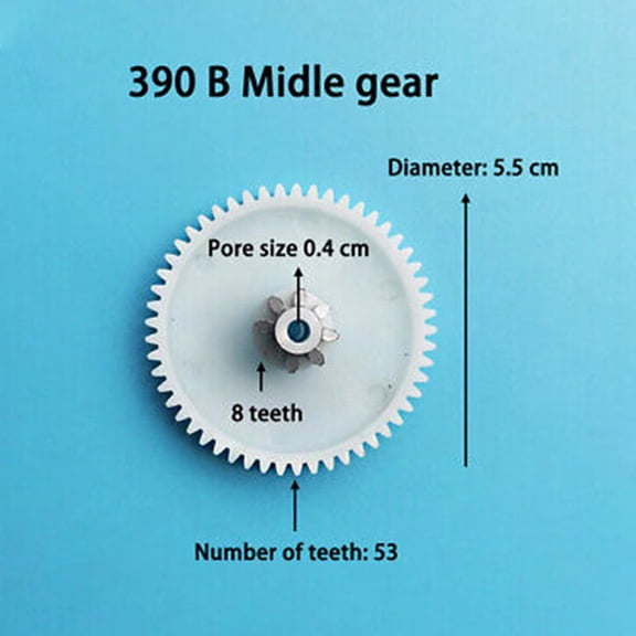 Plastic Gear for Gearbox 550 and 399 Children's Electric Car Kid Ride on Toy Car