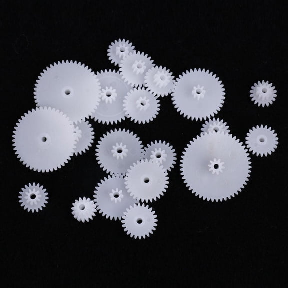 Plastic Gears Set Double Gear Model Kits Car Accessories DIY Parts For Toy Robot