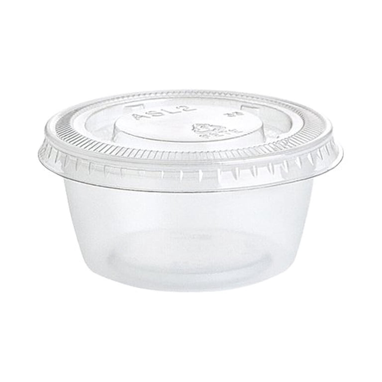 Plastic Gelatin Shot Cups with Lids, 2oz, 25-Pack, Clear - Walmart.com