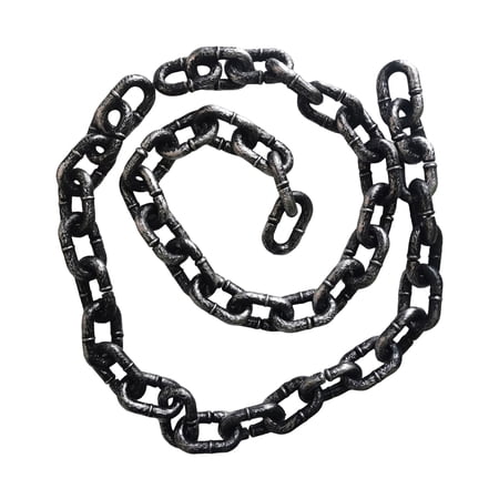 Novelty Dog Paw Imitation Iron Chain Leash, Lightweight Plastic Giant Chain, Visual Heavy Duty Style Photo Prop for Small Dog & Cat Photoshoot