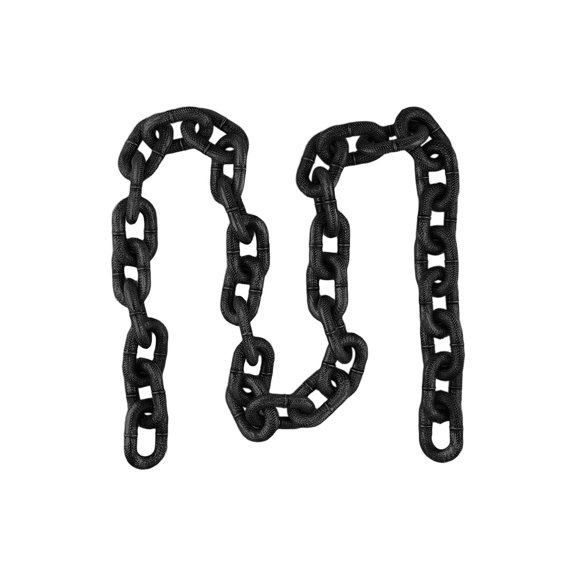 Plastic Giant Link Dog Chain Leash,4.9 ft Fake Decorative Pet Chain Lead,Lightweight Puppy Walking Chain,Plastic Dog Chain Strap, Small Puppy Photo Prop Chain, Wear Resistant Pet Fashion Chain