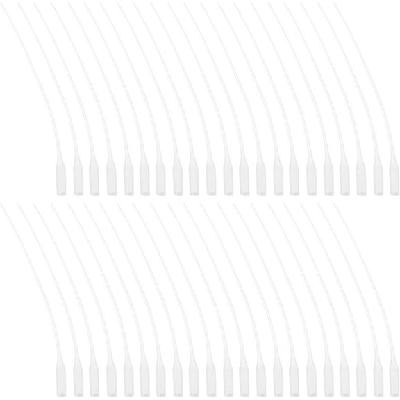 Plastic Glue Micro-Tips 200pcs 4.5" x5.5mm Slim Thin Precision Glue Applicator for Bottle Model Boats Guitar Fret Slots DIY Crafts White White 1set