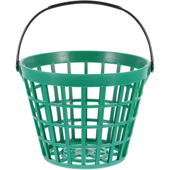 Plastic Golf Ball Basket Golf Ball Container with Handle Wire Ball Container for 25 Balls Outdoor