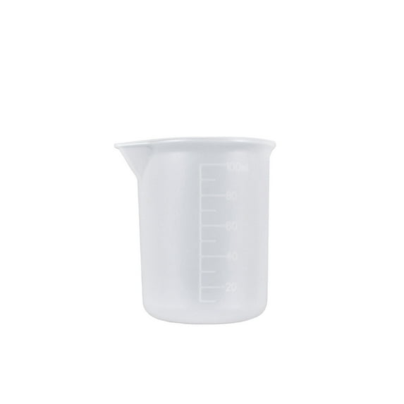 Plastic Graduated Beaker 500ml Laboratory Measuring Cup with Spout Scientific Mixing Beaker for Classroom Experiments Lab Measurements and Chemical Mixing Applications