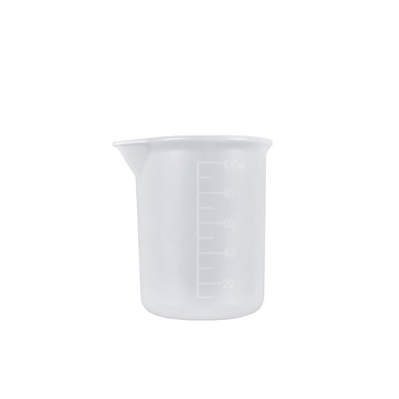 Plastic Graduated Beaker 500ml Laboratory Measuring Cup with Spout Scientific Mixing Beaker for Classroom Experiments Lab Measurements and Chemical Mixing Applications
