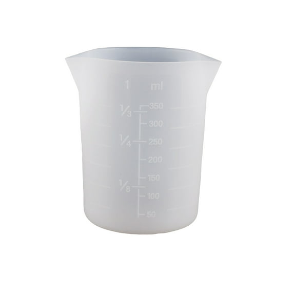 Plastic Graduated Beaker 500ml Laboratory Measuring Cup with Spout Scientific Mixing Beaker for Classroom Experiments Lab Measurements and Chemical Mixing Applications