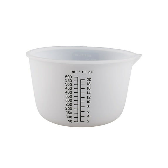 Plastic Graduated Beaker 500ml Laboratory Measuring Cup with Spout Scientific Mixing Beaker for Classroom Experiments Lab Measurements and Chemical Mixing Applications