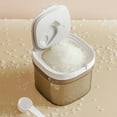 thumbnail image 1 of Plastic Grains Sealing Jar, Food-Grade Magnetic Storage for Milk Powder, Coffee, 4.84x4.72x3.93in to 7.87in, Stackable & Lightproof, 1 of 6