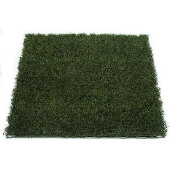 Plastic Grass Mat - Green - 40 X 40 Inch