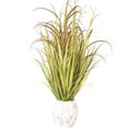 thumbnail image 1 of Plastic Grass and Onion Grass Artificial Indoor/ Outdoor Faux Décor in Ceramic Pot By Minx NY, 1 of 4