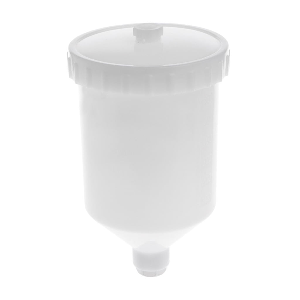 Spray Gun Cup, MACHSWON 600ml Gravity Feed Air Spray Gun Cup Pot