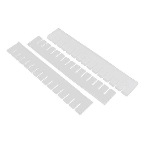 Unique Bargains Plastic DIY Grid Drawer Divider Household Organizer 6 Pcs