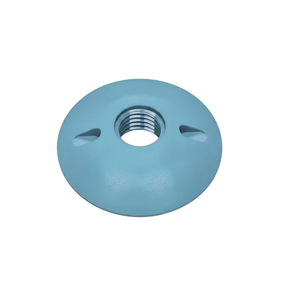 Plastic Grinder Nip Nut Non-Marking Impact-Resistant Acetal Nut, 5/8"-11 Thread for Angle Grinder Precision Cuts - 2-Pack, Blue