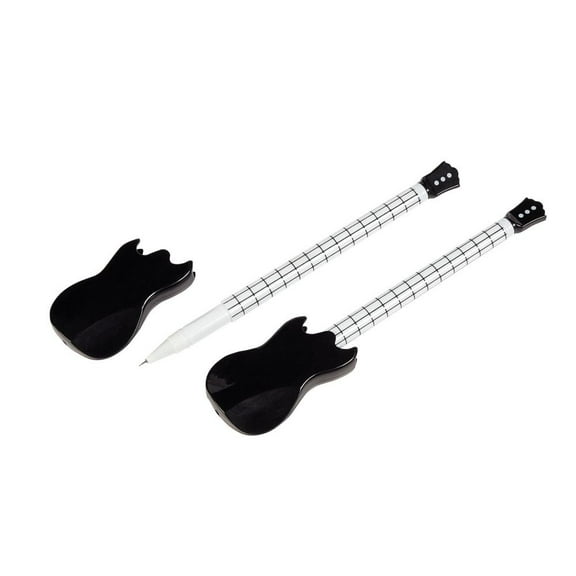 Plastic Guitar Pens - Party Favors - 12 Pieces