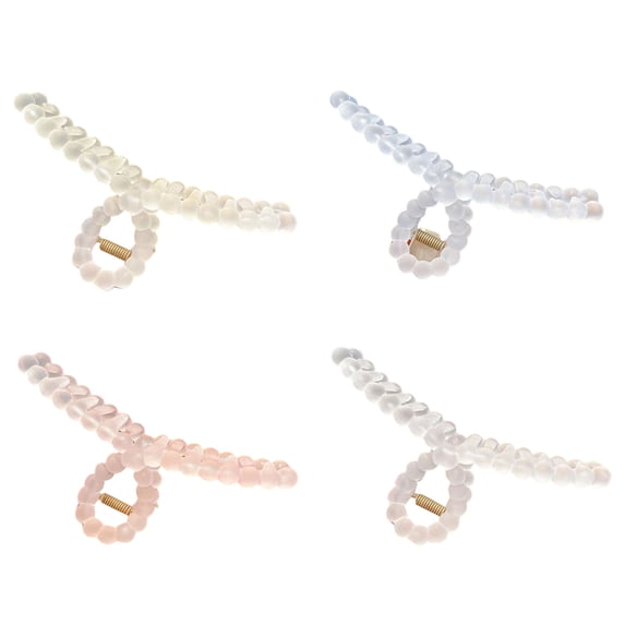 Plastic Hair Claw Clip Grip Thin Design Compact Travel Friendly Tool For Daily Styling Needs