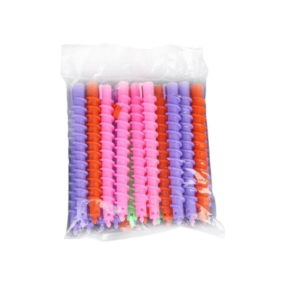 Plastic Hair Perm Rods (20pcs), DIY Curlers for Wavy Curly Hairstyles