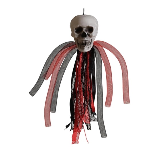 Halloween Octopus Ghost Skull Hanging Decoration for Party and Bar Scary Props in Black
