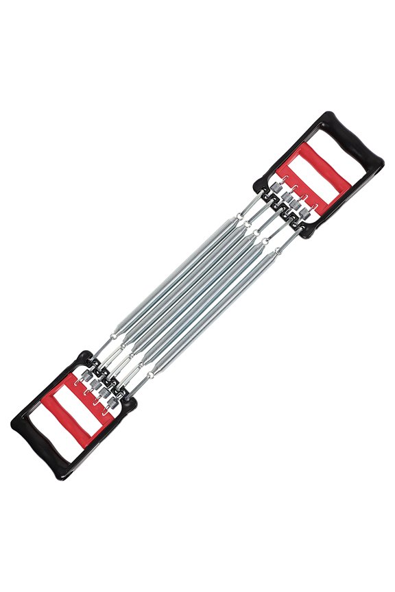 Plastic Handle 5 Springs Chest Arm Expander Pull Exerciser Equipment Red Black